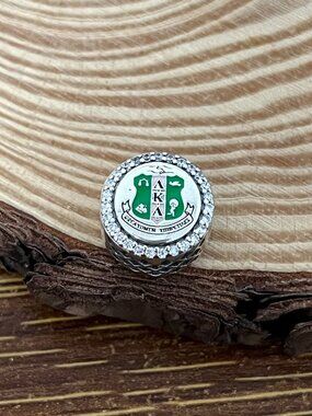 Pandora Alpha Kappa Alpha Flag  A.K.A Bead Charm S925 Silver Charm